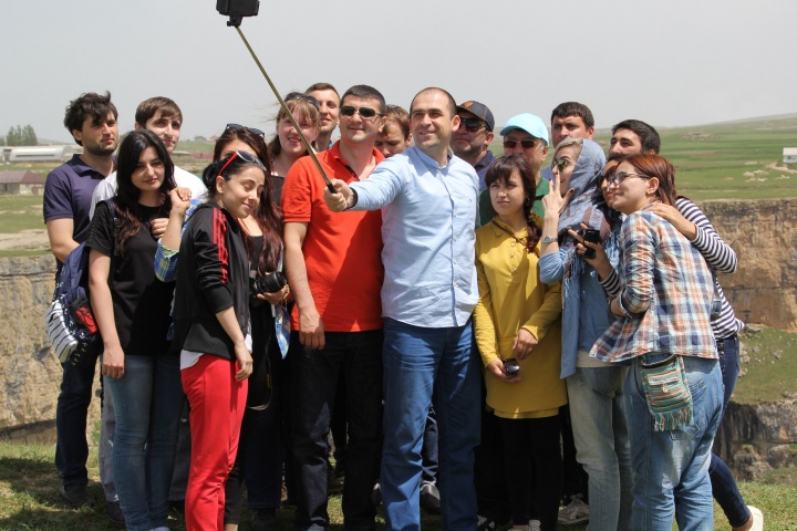 Группа начинающих дагестанских журналистов посетила Хунзахский район