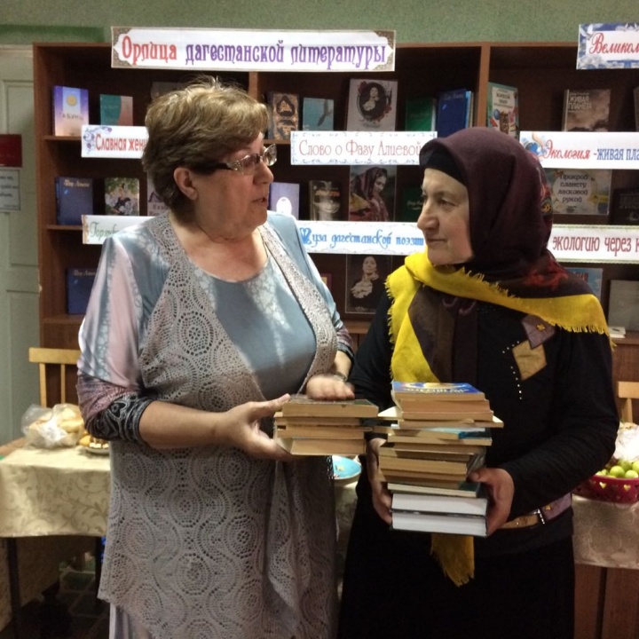 Представители Нацинальной библиотеки Дагестана посетили Хунзахский район