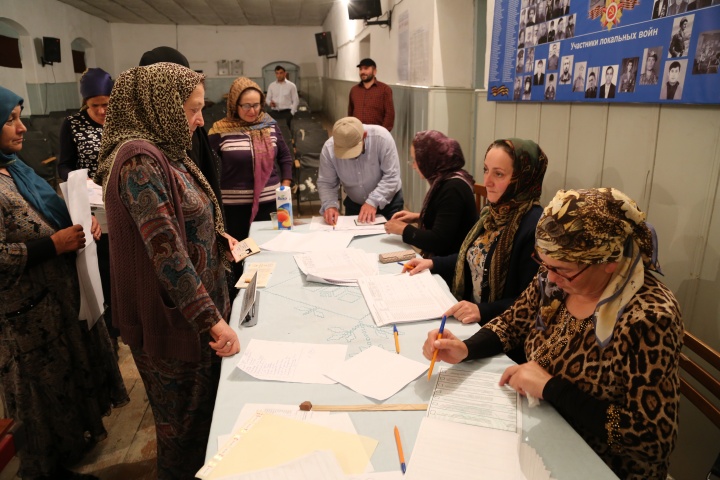 Явка избирателей в Хунзахском районе составила 83,5 процента