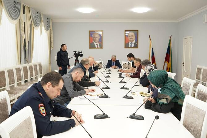 В администрации Хунзахского района состоялось плановое совещание оперативного штаба