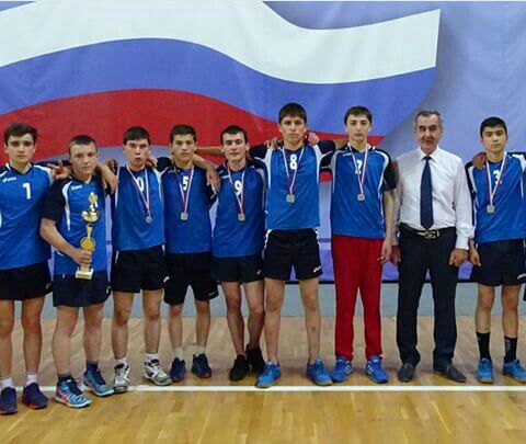 Сборная Дагестана по волейболу среди школьников стала вторыми по России