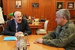 Глава Дагестана Рамазан Абдулатипов встретился с командующим 58-й армией ЮВО Евгением Никифоровым