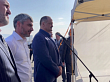 Владимир Путин и Сергей Меликов открывают отремонтированный участок дороги Р-217 «Кавказ»