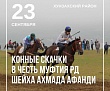 Конно-спортивный фестиваль в честь Муфтия Дагестана состоится в Хунзахском районе