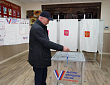 Нурмагомед Задиев принял участие в голосовании за Президента России.⁣⁣⠀
